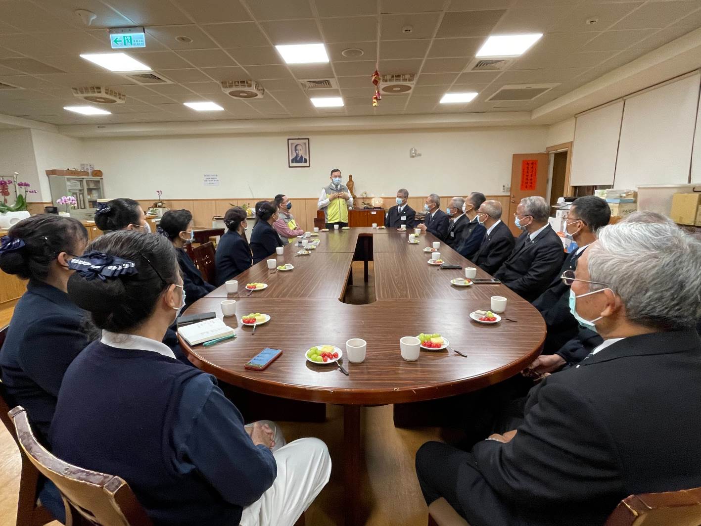 區長走訪慈濟雙和靜思堂