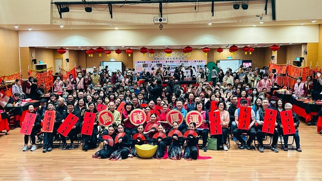 新春揮毫活動全體大合照