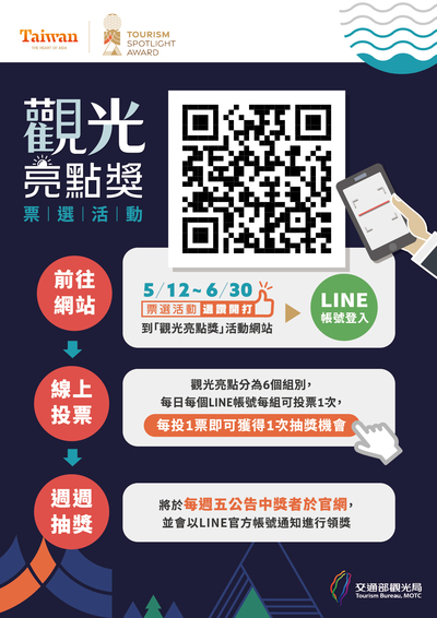 觀光亮點獎-交通部宣傳圖